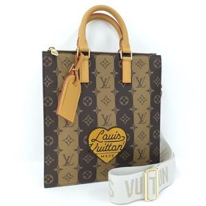 Sac plat Messenger 2 Way  Monogram Stripe Reverse Brown